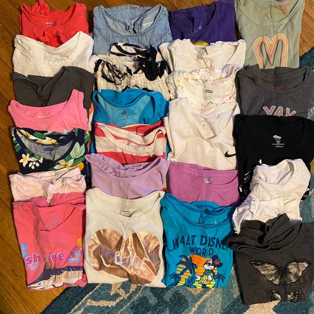 Girls 5T/XS tshirt and tank bundle